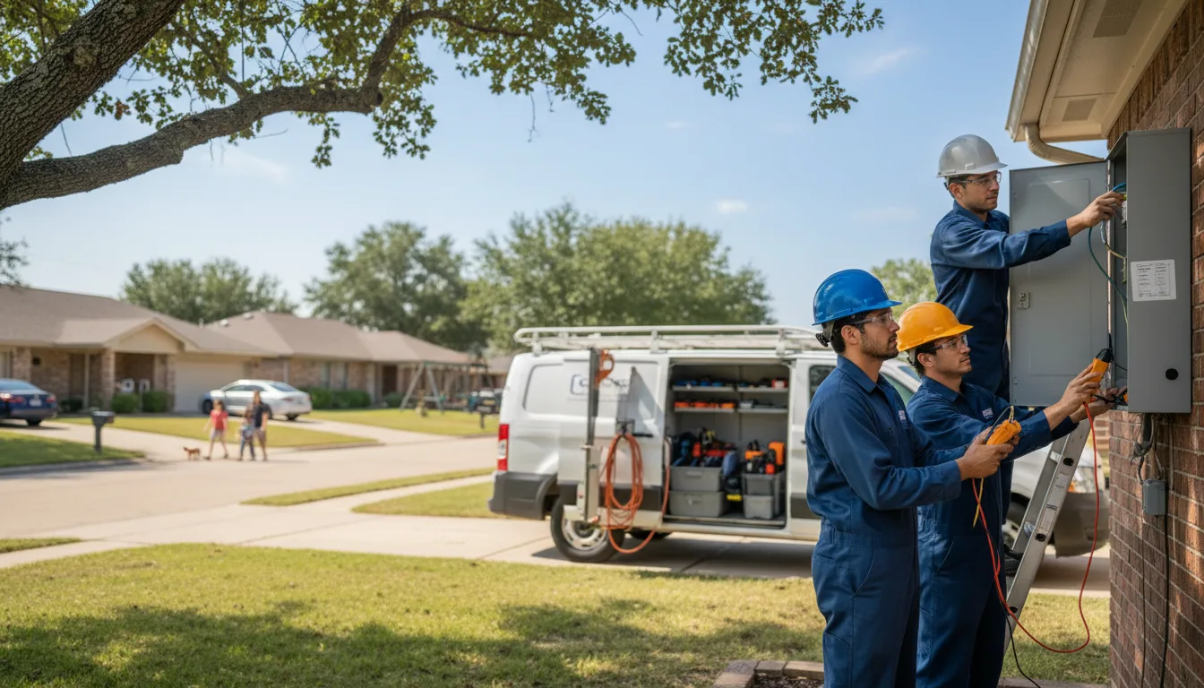 Certified electrician providing emergency electrical services in Cumberland, WI